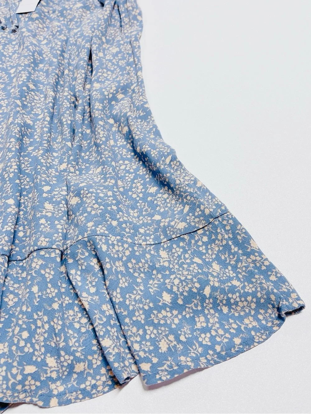 American Eagle Blue Floral Summer Mini Dress